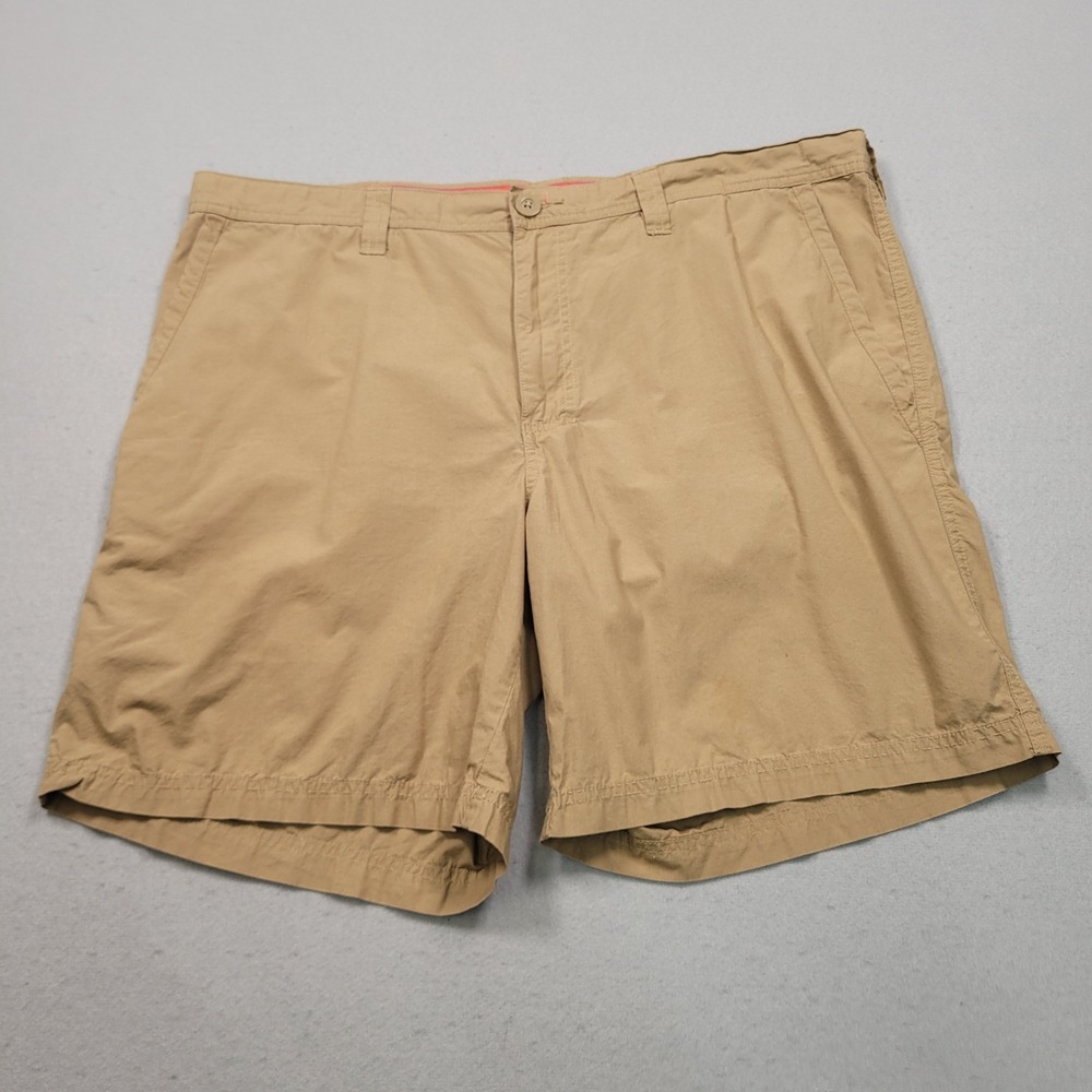 Columbia Sportswear Mens 40w 8L Tan Chino Shorts Outdoor Casual